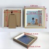Rusnugic 6x6 Picture Frame - 2 Pack Rustic Square Photo