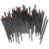 100 PCS Compact Eyebrow, Lip, and Eye Shadow Makeup Brush