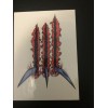 Unbranded Flesh Tattoos Set of 10 Temporary Tattoos Terror Horror