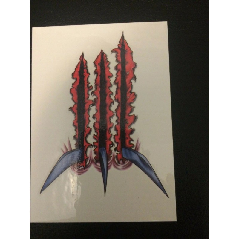 Unbranded Flesh Tattoos Set of 10 Temporary Tattoos Terror Horror