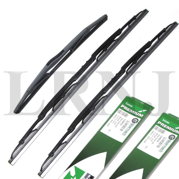 LUCAS / BRITPART WIPER BLADE SET FRONT & REAR COMPATIBLE