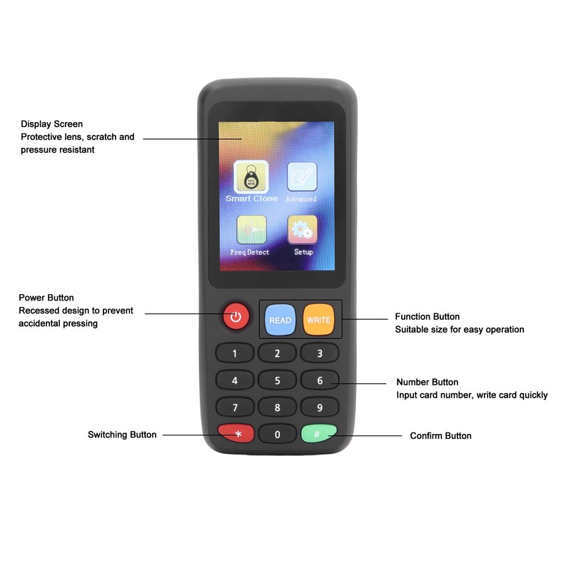 NFC Card Copier Writer ID IC Elevator Card Reader Duplicator