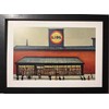 Lowry-Style Framed Print. Beautiful Black Ash Frame (Lowry, LS Lidl)