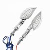 HDBUBALUS Skull Turn Signals LED Blinker Indicator Light Fit for