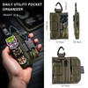 TACTICAL GEEK Storage A2 S EDC Pouch Organizer, Nylon Coin