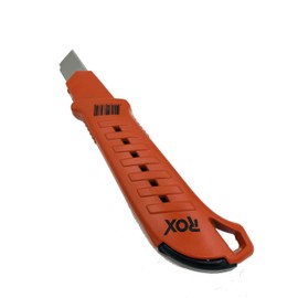 ROX Snap Blade Aluminum Alloy Body Utility Knife Box Cutters (24 Pack Bulk)