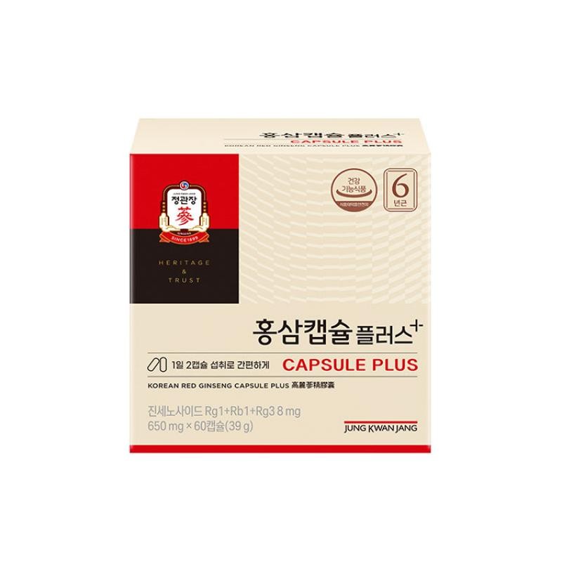 CheongKwanJang [Jeongmol] Red Ginseng Capsule Plus 650mg*120 Capsules
