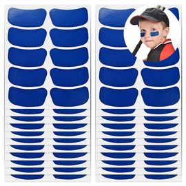 TXSN 220PCS Sports Eye Stickers for Kids Sports Face Eyeblack Sticker for Football Baseball Softball Sport Themed Party Birthday Party Supplies(Blue)
