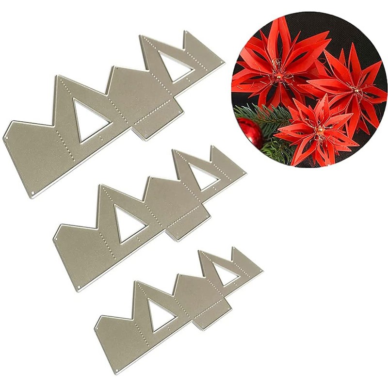 Metal Cutting Dies Christmas 3D Designs Stencils DIY Cutting Dies