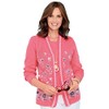 Chums | Ladies | Floral Jacquard Mock Twin Set |