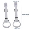 KOMBIUDA 2 Pcs Adjustable Pull Up Rings for Playpen Safe