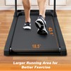 Canisflax Treadmill with Handle Bar, 2.5HP Walking Pad with Handle,
