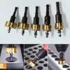 Hole Saw 5 Piece HSS High Speed Steel Titanium Coating