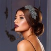 3 Pieces Pearl Rhinestone Tiara Retro Headband Boho Headband Cosplay