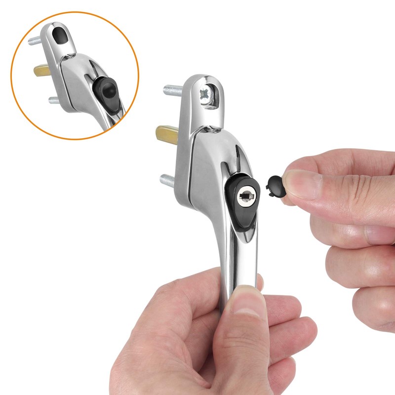 Neoteck Window Handle 2Pcs Inline Window Handle Universal Espag Key