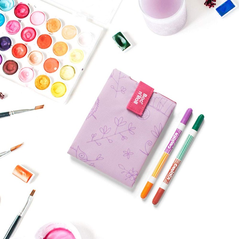 Roll'eat ® Reusable Sandwich Bag with Washable Markers to create