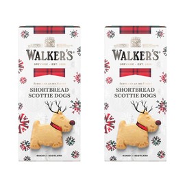 Walkers Shortbread – Festive Shortbread Scottie Dogs 125g - Pack of 2