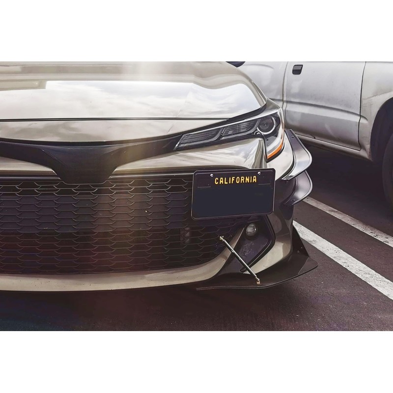 iJDMTOY No Drill Front Bumper Tow Hook License Plate Relocator