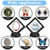 25 PCS Floating Display Case, Challenge Coin Display Stand, 3D