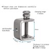 Kyien 4Pieces 304 Stainless Steel C-Clamp Heavy Duty C-clamp Woodworking