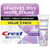 Crest 3D White Brilliance Vibrant Peppermint Teeth Whitening Toothpaste, 4.1