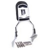 HONGK Chrome Flame Backrest Sissy Bar For 2001-2006 Honda Shadow