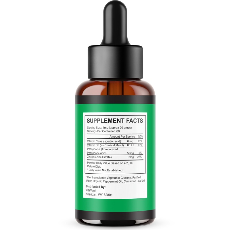 Vitavault (1 Pack) Dentitox Pro Drops for Healthy Teeth and