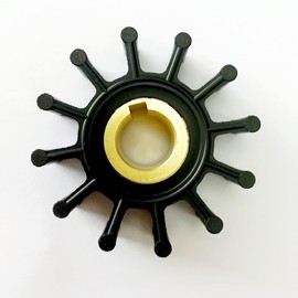 Gtion 09959K-SHW 12 Blade Flexible Impeller Compatible with Sherwood Impeller 09959K， Replacement for Onan 132-0317, Jabsco 18838-0001 CEF 500103 Sierra 18-3046 Johnson 09-701B-1