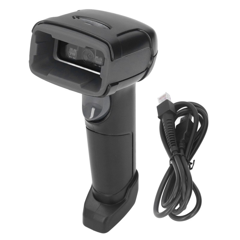 Barcode Scanner QR Code Reader OCR Function Handheld Tool for