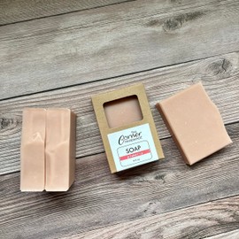 Plumeria Soap Bar by The Corner Handmade, Rose Kaolin Clay Soap Bar, Floral Soap