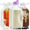 4 Pack 64 Oz Heavy Duty Glass Milk Bottle with