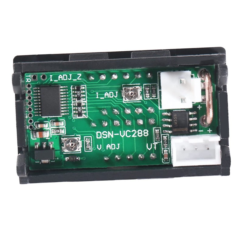 AOICRIE 4 x 0.28 inch voltmeter ammeter module with LED