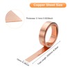 uxcell Copper Sheet Roll 2500mm x 10mm x 0.1mm, 0.4"