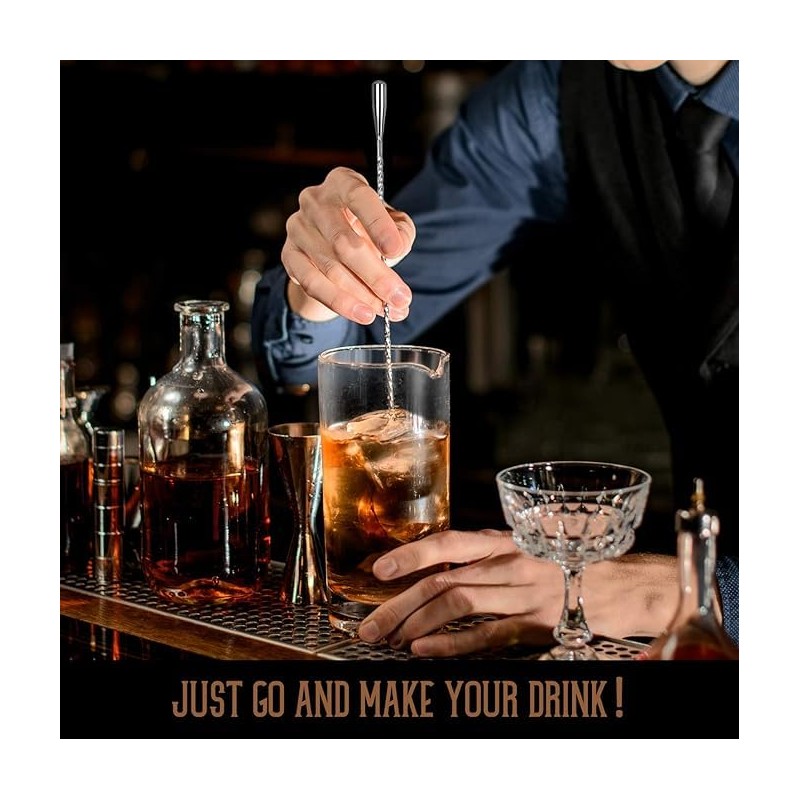 LALOCAPEYO Mode Double Cocktail Jigger with Measurements Inside, 30ml/40ml Jigger