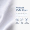 Nestinco Set of 2 Waffle Weave Kitchen Towels, 380 GSM