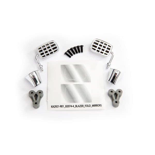 Traxxas 8133X - Folding Side Mirrors, TRX-4 Chevy Blazer Body