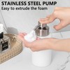 Foaming Soap Dispenser Set, 12 Oz Glass Hand Soap Dispenser