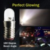 Ruiandsion E5 LED Bulb 12V Warm White E5 E5.5 Screw