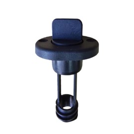 YOIASUGH O-Ring Marine Transom Drain Plug Screw Type for Skeeter Boats Kayaks Thread 1 inch with Rubber- Black