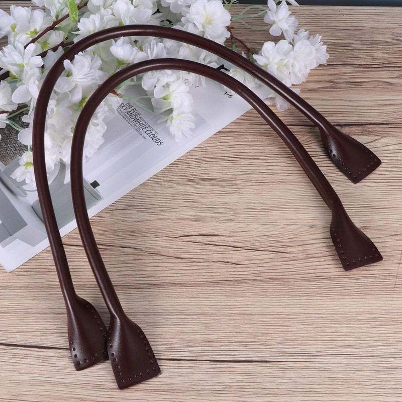 EXCEART Shoulder Strap Bag Handle Genuine Leather Sewing Strap Replacement
