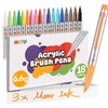 HOTU Acrylic Pens Professional Set 18 Colours Waterproof (6.6 g