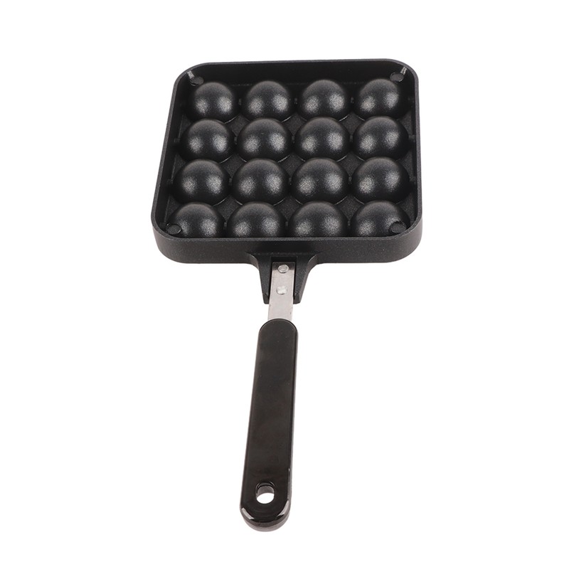 16 Holes Takoyaki Grill Pan Octopus Ball Plate Home Cooking