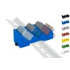 "Triple" DIN Rail Mount Adaptor for Shelly-Mini DIN Rail Bracket