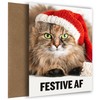 Funny Cat Christmas Card for Cat Mum or Dad! Festive