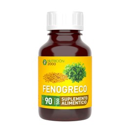 Fenogreco 500 mg N2000, 90 Cápsulas, Extracto de Fenogreco, Suplemento Alimenticio