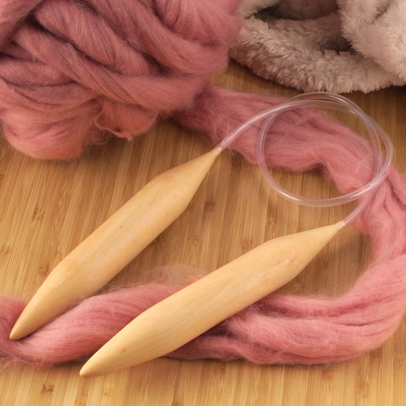 JubileeYarn Jumbo Bamboo Circular Knitting Needle Sets - US 85