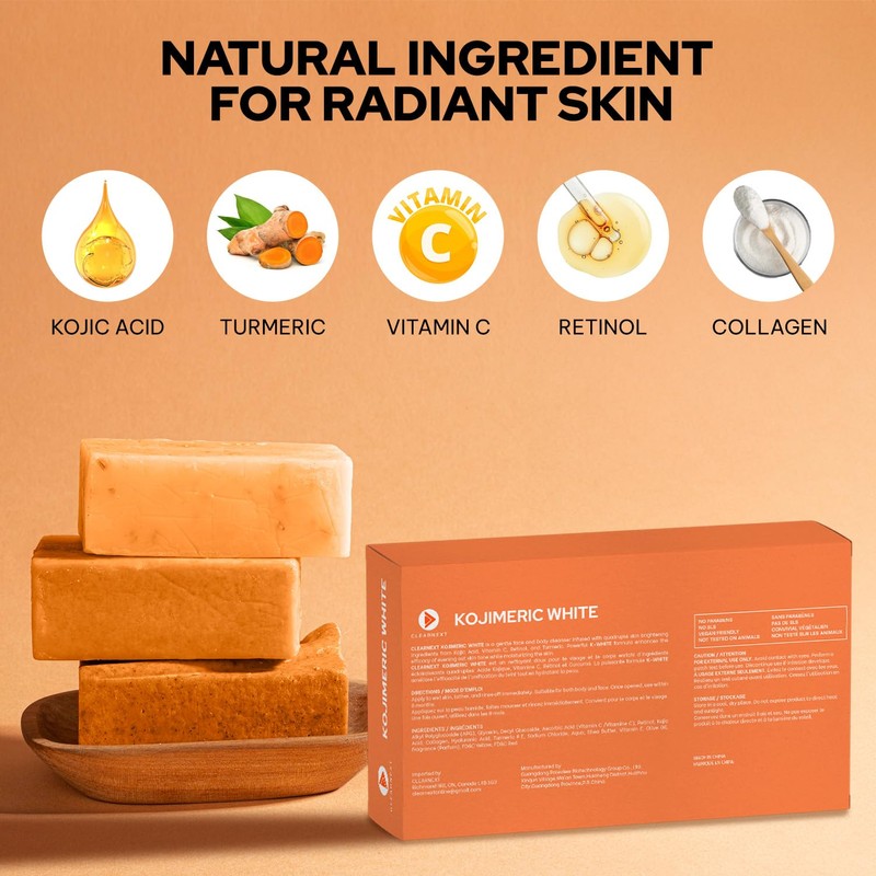 KOJIMERIC WHITE Kojic Acid Soap for Dark Spots – Skin
