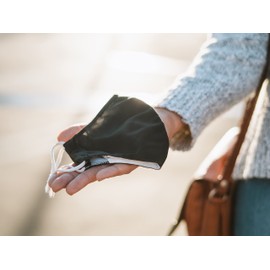 Chico 3 Layer Reusable Facewear, Machine Washable, Snug Fit, 1 Sunset Ombre, 1 Green, & 1 Black, Pack of 3