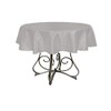 KS Linens Satin Round Tablecloth 30" (Silver)