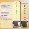Rexzono® Large Folding Sit Mat (50x35), Hiking Seat Pad, Sit